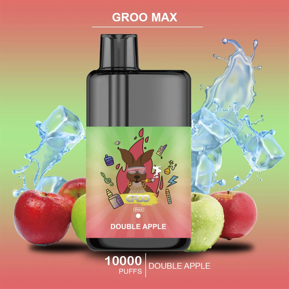 GROO MAX – DOUBLE APPLE – 10000 PUFFS