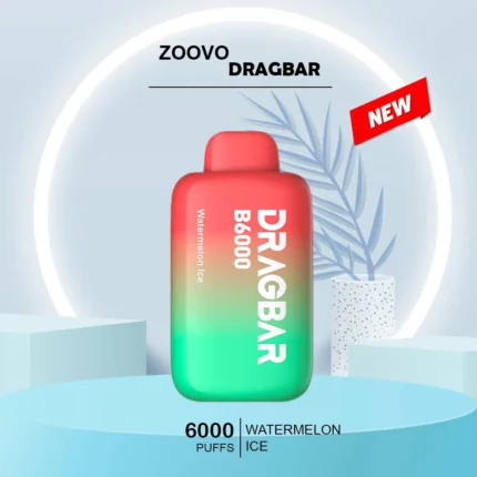 ZOOVOO DRAGBAR WATERMELON ICE - 6000 PUFFS