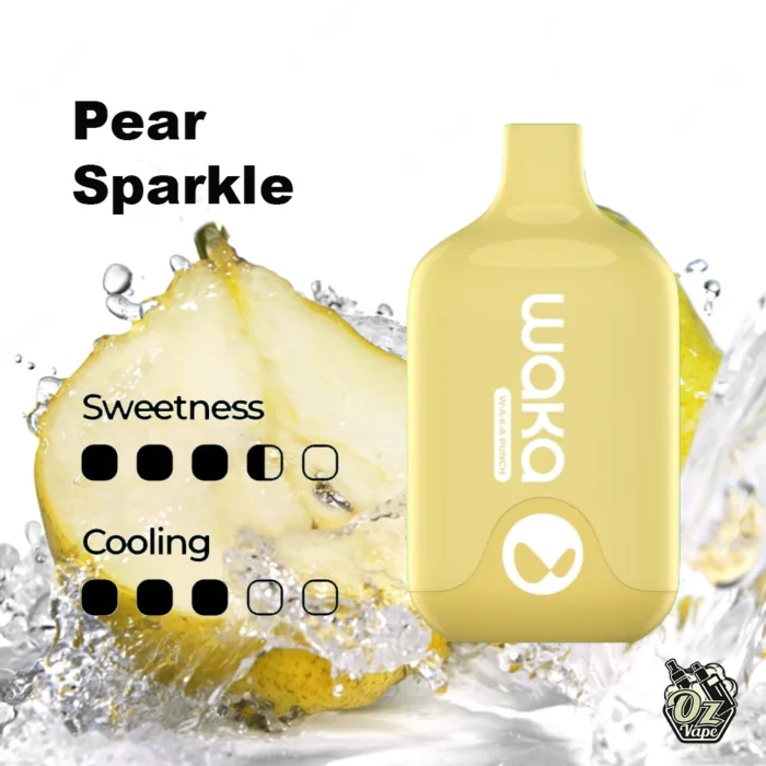 WAKA SMASH PEAR SPARKLE – 6000 PUFFS